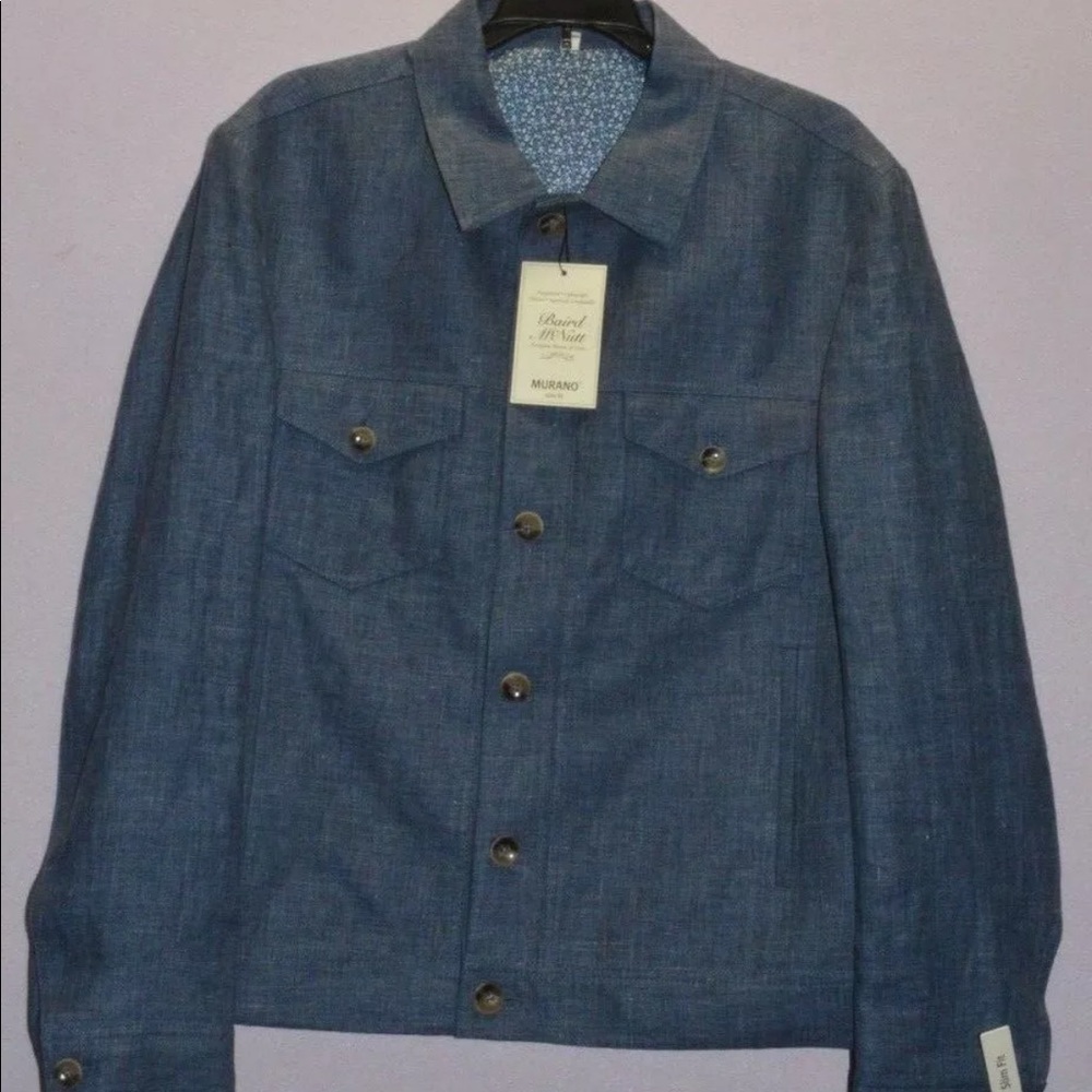 100% Linen Trucker Jacket